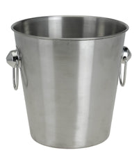 Secchiello Porta Ghiaccio Champagne Vino Da Tavola In Acciaio Inox Con Manici         