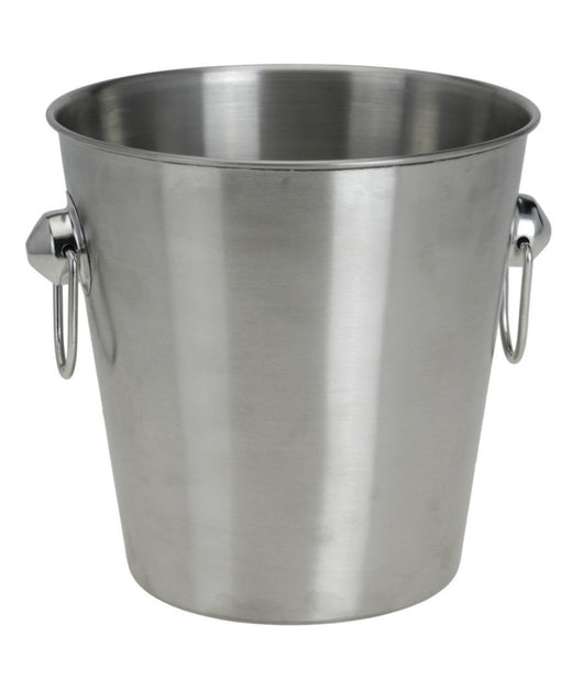 Secchiello Porta Ghiaccio Champagne Vino Da Tavola In Acciaio Inox Con Manici         