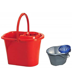 Secchio Lavapavimenti Ovale Con Strizzatoio Removibile Strizzatore 15lt Mop Mocio         