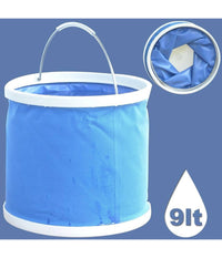 Secchio Pieghevole Capacita' 9 Litri Auto Barca Campeggio Pesca         