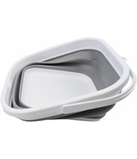 Secchio Pieghevole Quadrato Pratico Da 5,5 Lt Portatile Salvaspazio Con Maniglia         