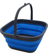 Secchio Pieghevole Quadrato Pratico Da 5,5 Lt Portatile Salvaspazio Con Maniglia         