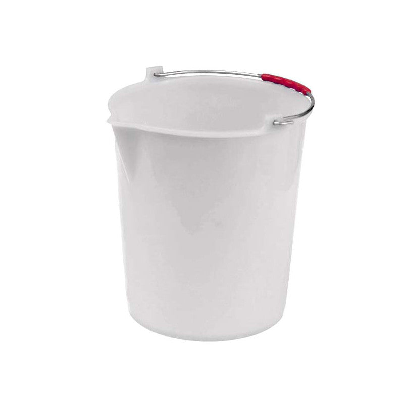 Secchio Polietilene Bianco Becco L 6