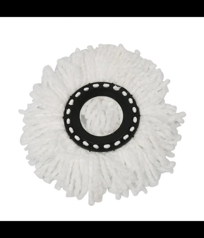 Secchio Rotante Mocio Roto Mop Cestello In Metallo Microfibra Lava Pavimenti         