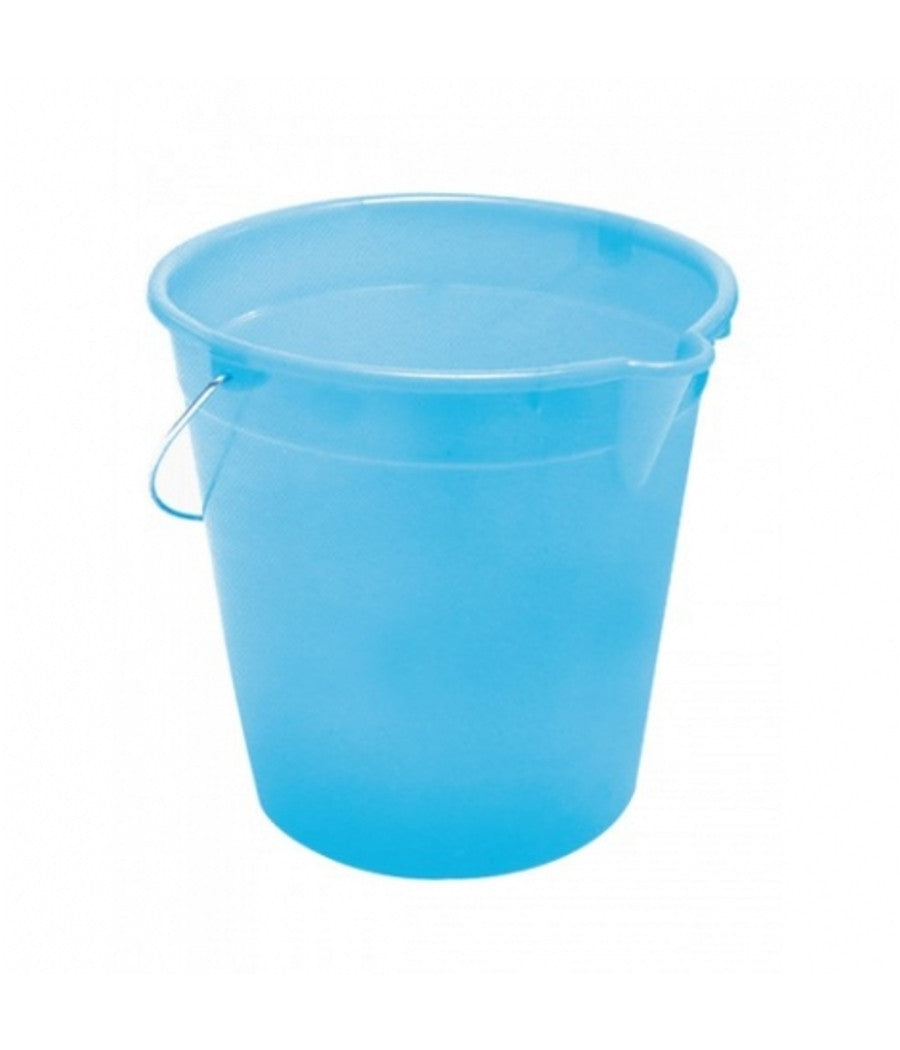 Secchio Tondo Lavapavimenti 15 Litri Con Becco Pulizie Detersivo Casalinghi         