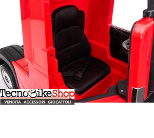 Camion Elettrico Per Bambini Truck MERCEDES ACTROS 12V Porte Apribili-Rosso