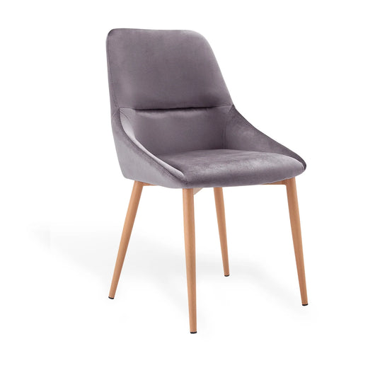 LÚZETE - SEDIA ADNEY VELVET GREY