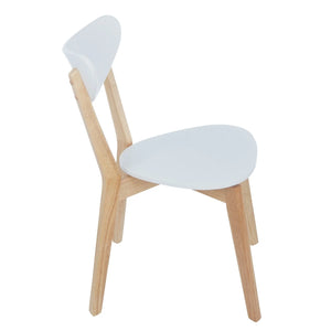 LÚZETE - SEDIA ALFONS BIANCO/NATURALE