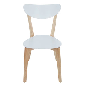 LÚZETE - SEDIA ALFONS BIANCO/NATURALE