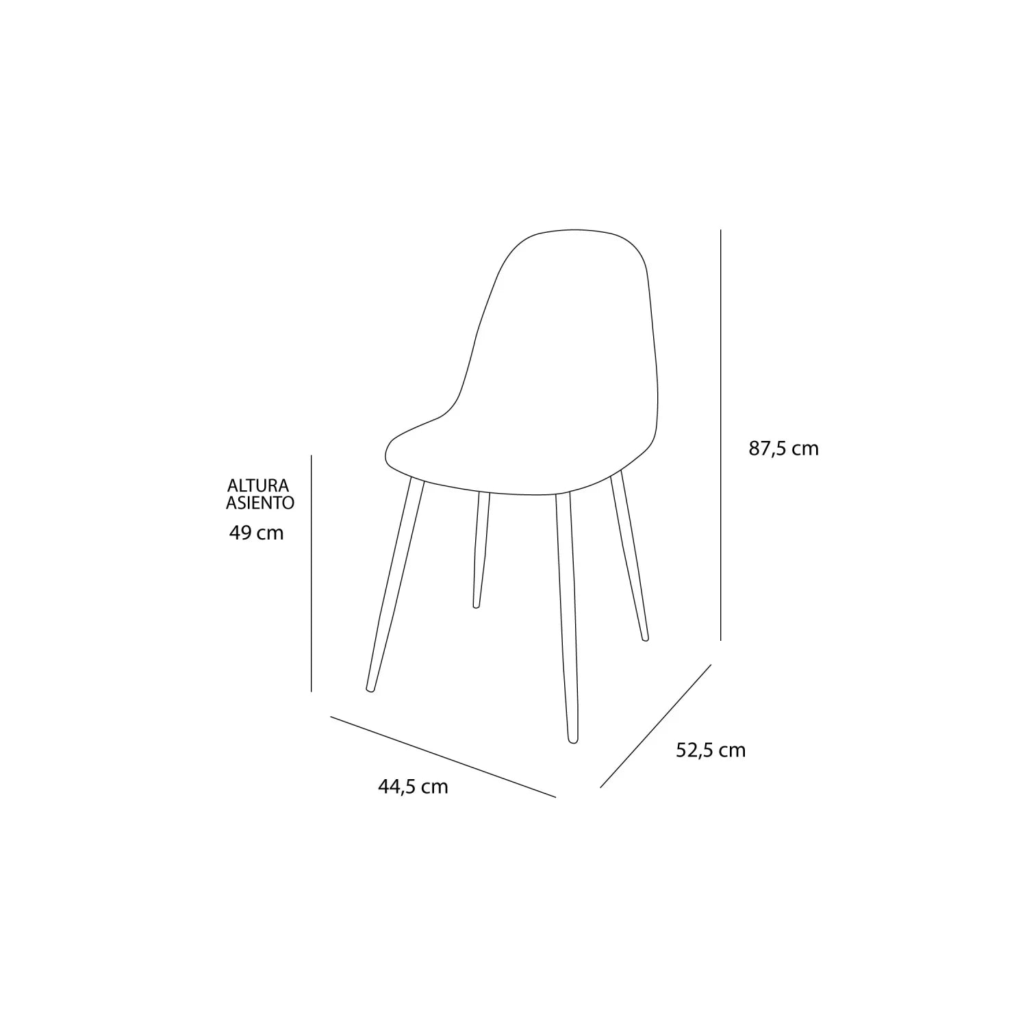 LÚZETE - SEDIA ANTR-CITE STENMARK