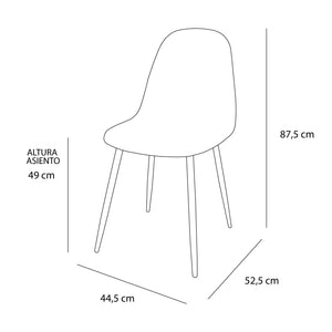 LÚZETE - SEDIA BEIGE STENMARK