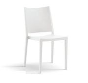 Set 4 sedie esterno in poliproplinere Bianco, ZZNLF7003