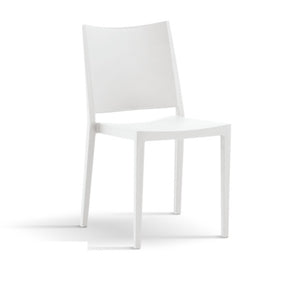 Set 4 sedie esterno in poliproplinere Bianco, ZZNLF7003