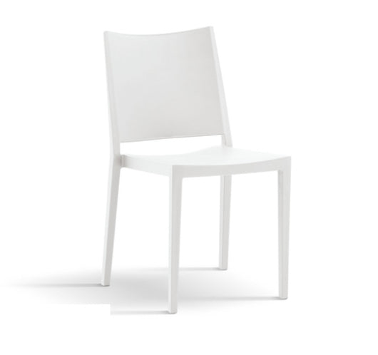 Set 4 sedie esterno in poliproplinere Bianco, ZZNLF7003