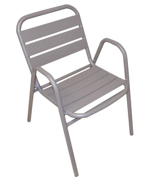 Sedia Calipso MOIA in alluminio set da 2 tortora