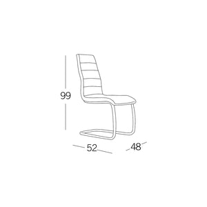 LÚZETE - SEDIA CAPUCCINO SAN FRANCISCO