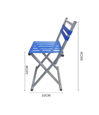 Sedia Da Campeggio Sgabello Pieghevole Portatile Pesca Spiaggia 32x33x56cm 615160         