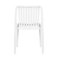 LÚZETE - SEDIA DA GIARDINO IMPILABILE BIANCA EOLIA