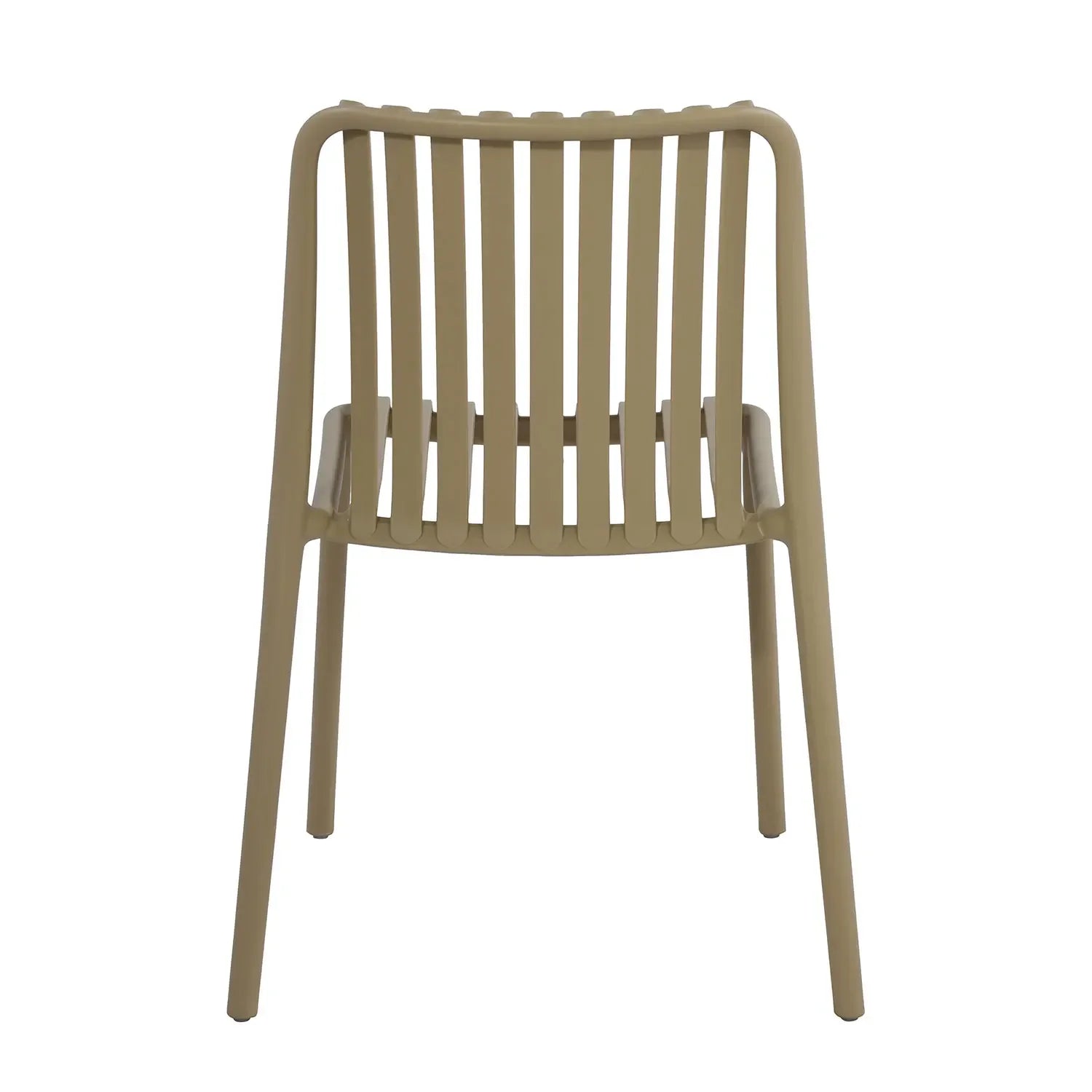 LÚZETE - SEDIA DA GIARDINO IMPILABILE SABBIA EOLIA