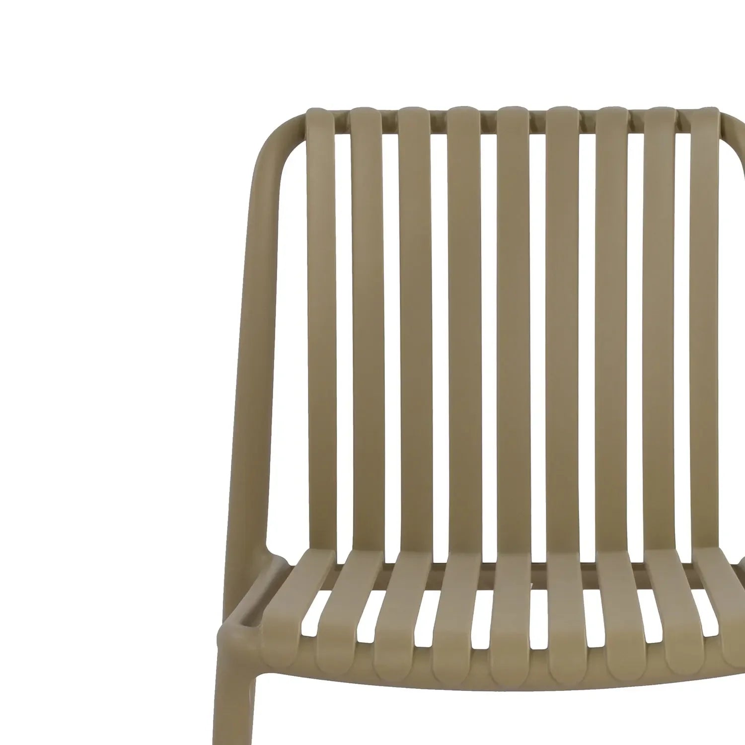 LÚZETE - SEDIA DA GIARDINO IMPILABILE SABBIA EOLIA
