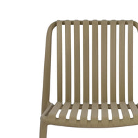 LÚZETE - SEDIA DA GIARDINO IMPILABILE SABBIA EOLIA