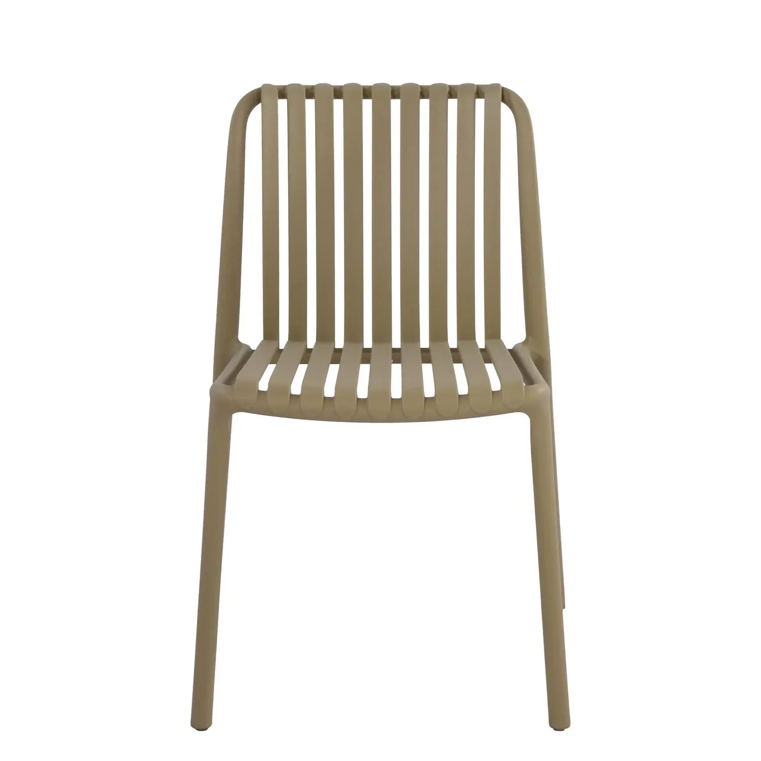 LÚZETE - SEDIA DA GIARDINO IMPILABILE SABBIA EOLIA