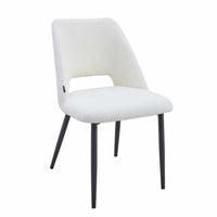 SEDIA DA PRANZO IMBOTTITA BIANCA EBONY