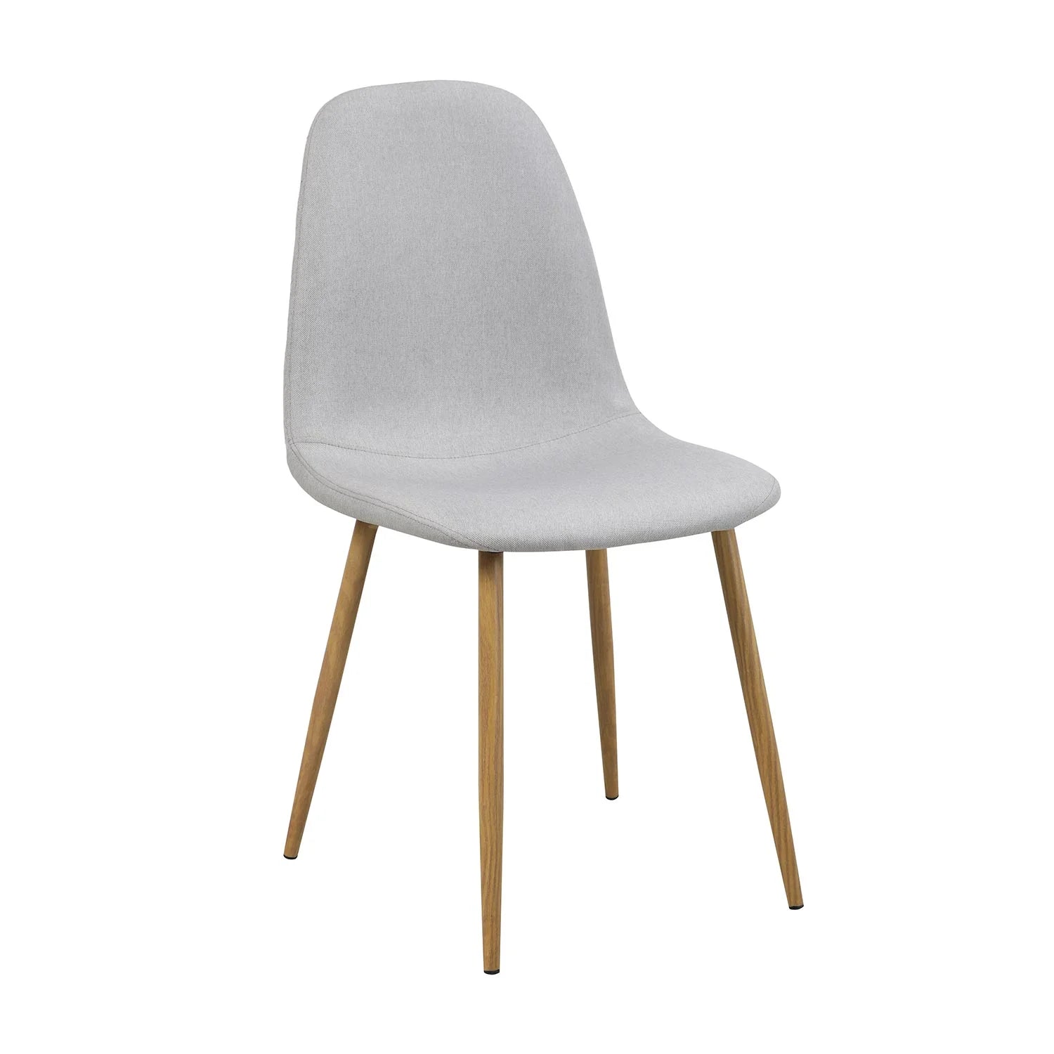 LÚZETE - SEDIA DA PRANZO IMBOTTITA GRIGIO CHIARO GRACIA