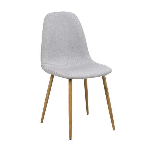 LÚZETE - SEDIA DA PRANZO IMBOTTITA GRIGIO CHIARO GRACIA