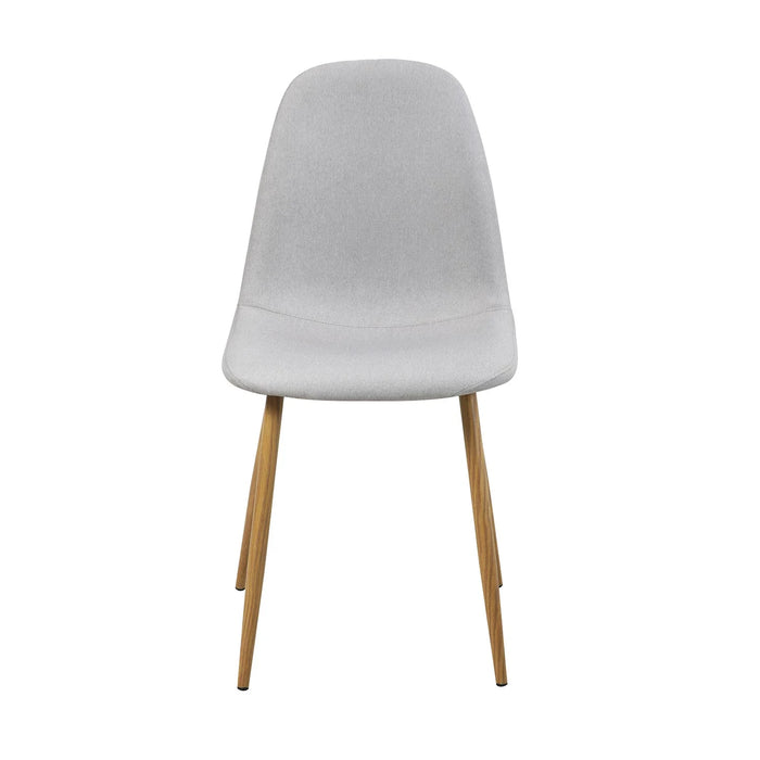 LÚZETE - SEDIA DA PRANZO IMBOTTITA GRIGIO CHIARO GRACIA