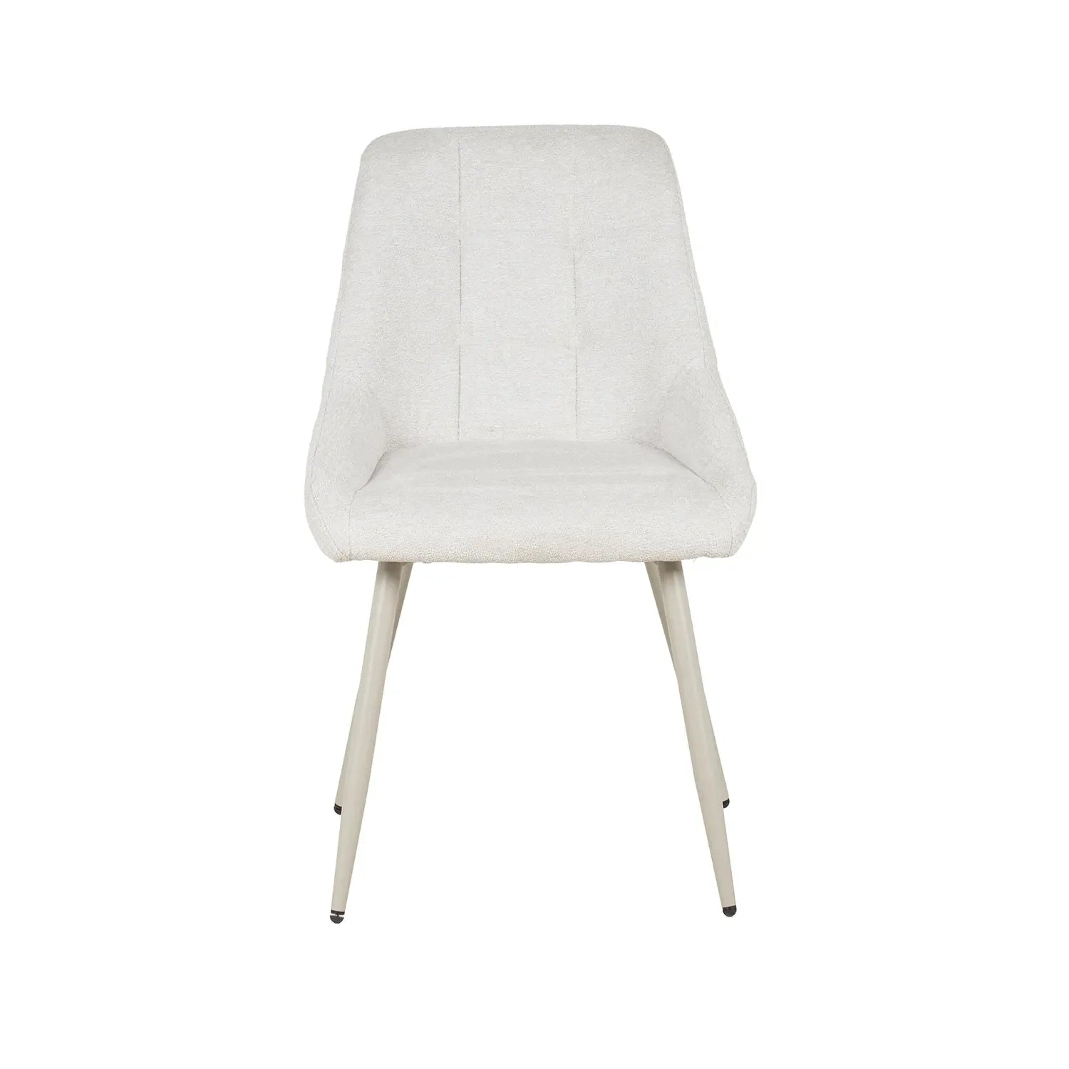 SEDIA DA PRANZO IMBOTTITA SABBIA GAMBE BEIGE WESKA