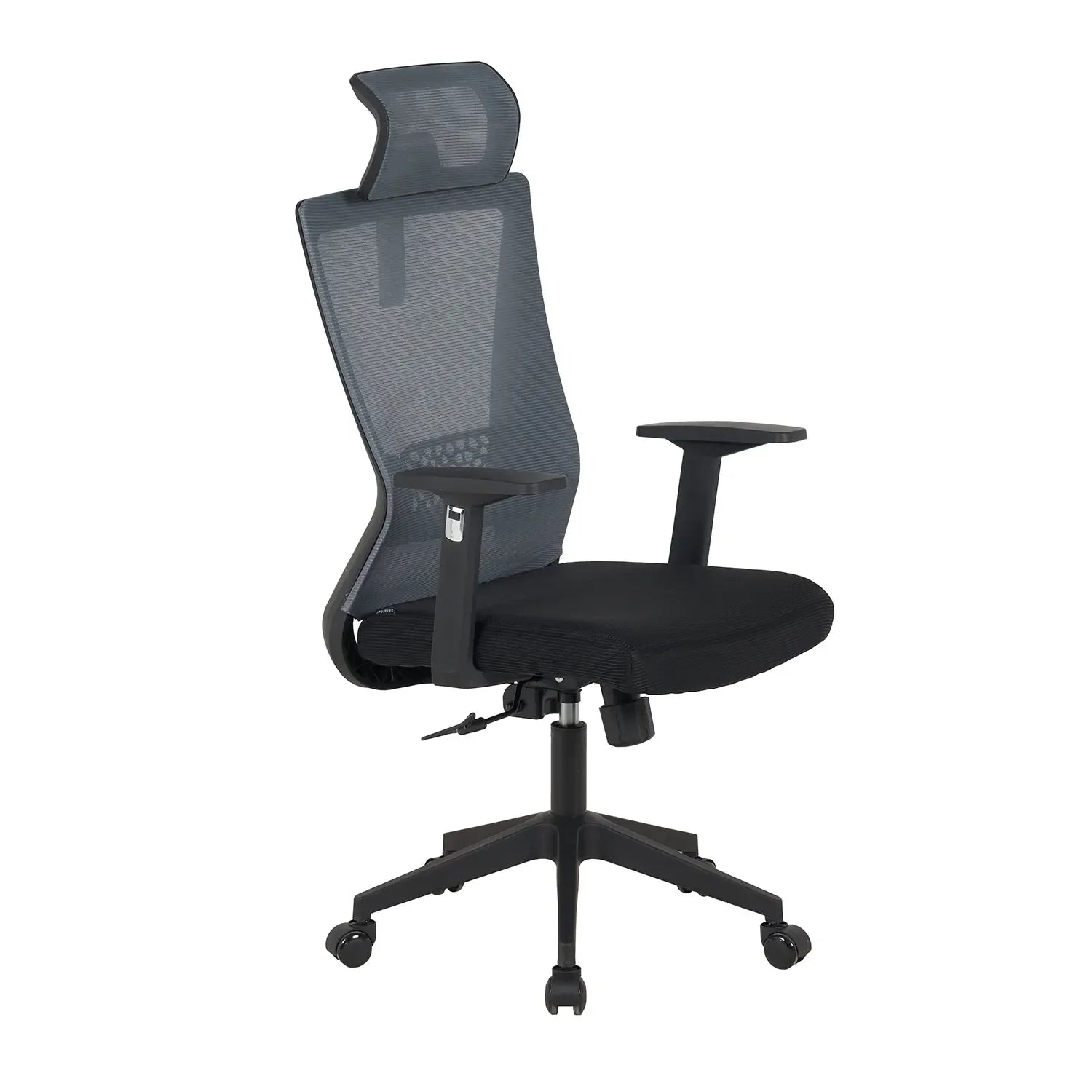 LÚZETE - SEDIA DA UFFICIO GRIGIA/NERA SITWELL