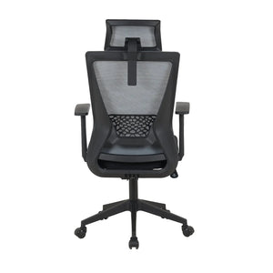 LÚZETE - SEDIA DA UFFICIO GRIGIA/NERA SITWELL