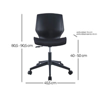 LÚZETE - SEDIA DA UFFICIO LAWRENCE CON ROTELLE BIANCO