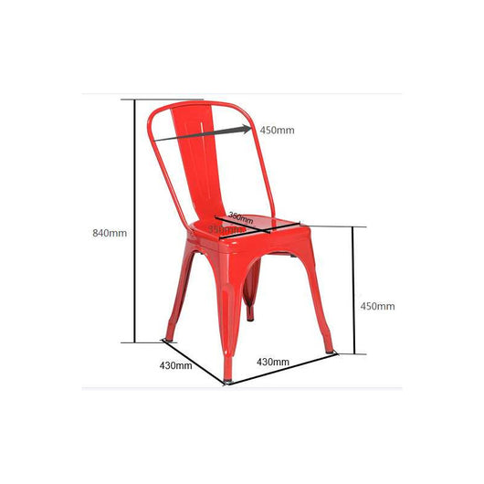 Sedia ferro new bristol bianco antico seduta legno cm 43x43h45/84