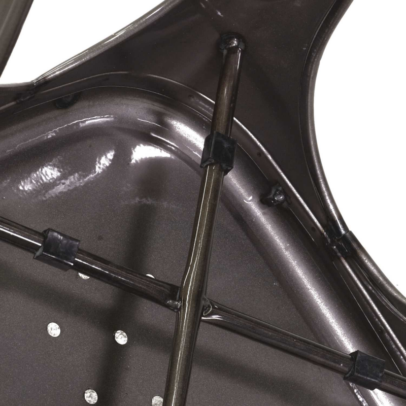 Sedia ferro new bristol galvanizzato cm 43x43h45/84