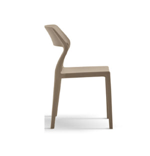 4 sedie da giardino nere Nero, ZZNLF6063