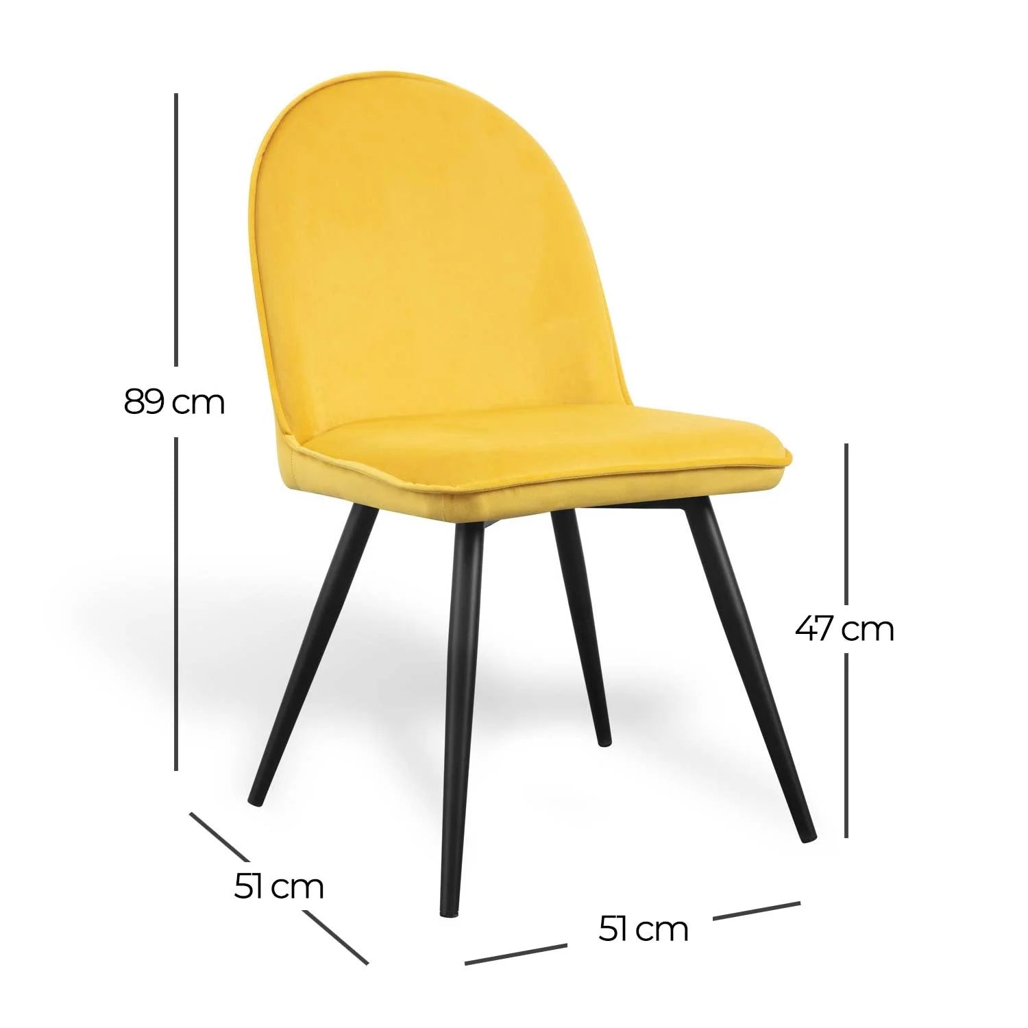 LÚZETE - SEDIA HADLEY IN VELLUTO GRIGIO