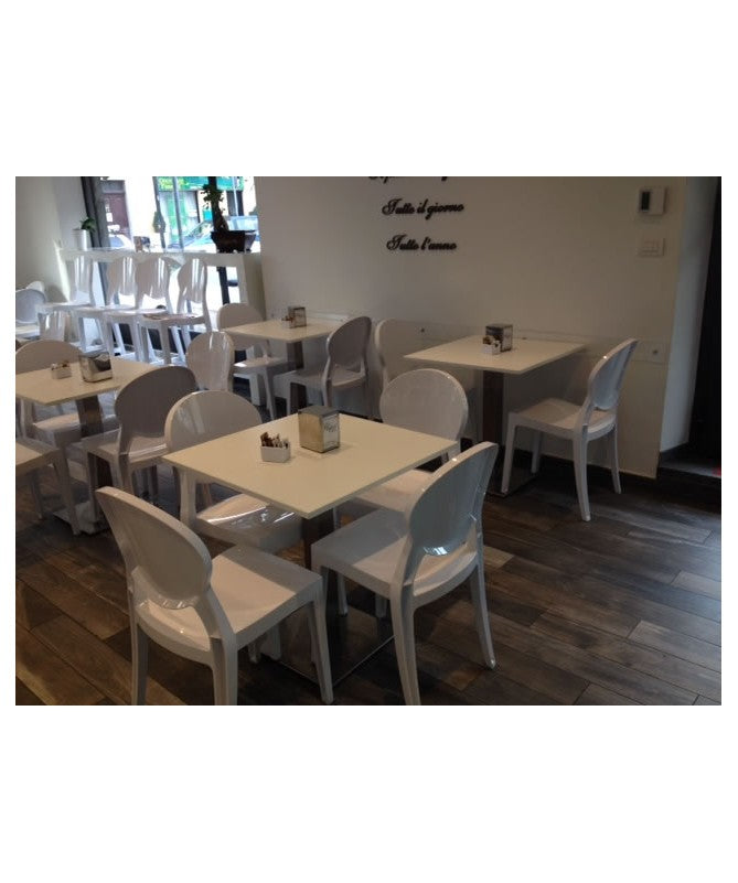 Sedia Igloo Chair set da 4 in policarbonato Made in Italy SCAB DESIGN - trasparente fume' 183