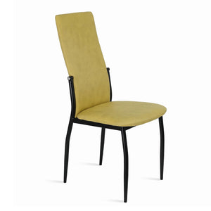 LÚZETE - SEDIA IMBOTTITA LADY GIALLA