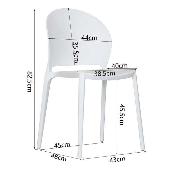 SEDIA IMPILABILE HARLEM NERA