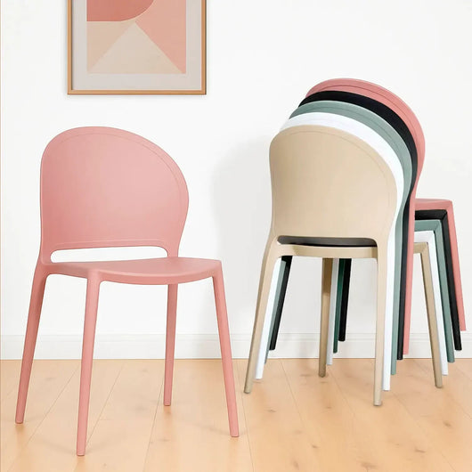 SEDIA IMPILABILE ROSA PALE HARLEM