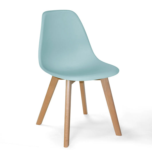 LÚZETE - SEDIA IN LEGNO TOWER SCARLETT ACQUAMARINA