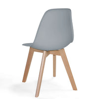 LÚZETE - SEDIA IN LEGNO TOWER SCARLETT GREY