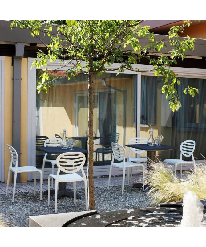 Sedia in tecnopolimero rinforzato Top Gio Made in Italy - set da 6