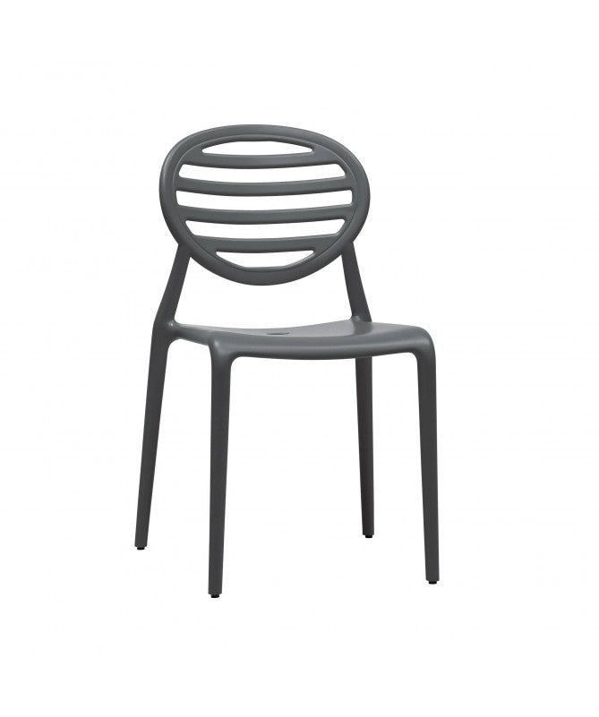 Sedia in tecnopolimero rinforzato Top Gio Made in Italy - set da 6