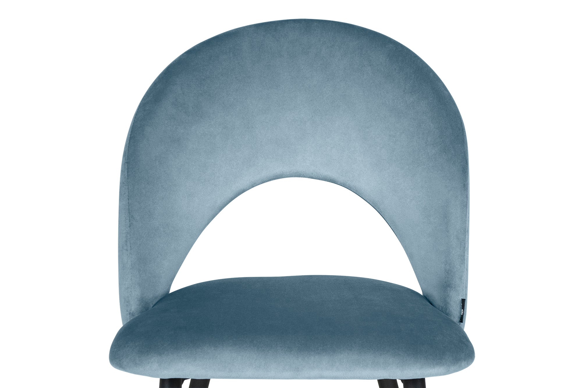 Sedia da pranzo imbottita in velluto carta da zucchero - Zoe (2pz) - SD25ZOPM