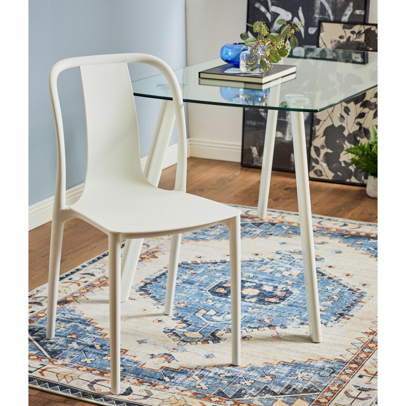 Sedia Irene In Pp Bianco Dimensione 50x43x88cm