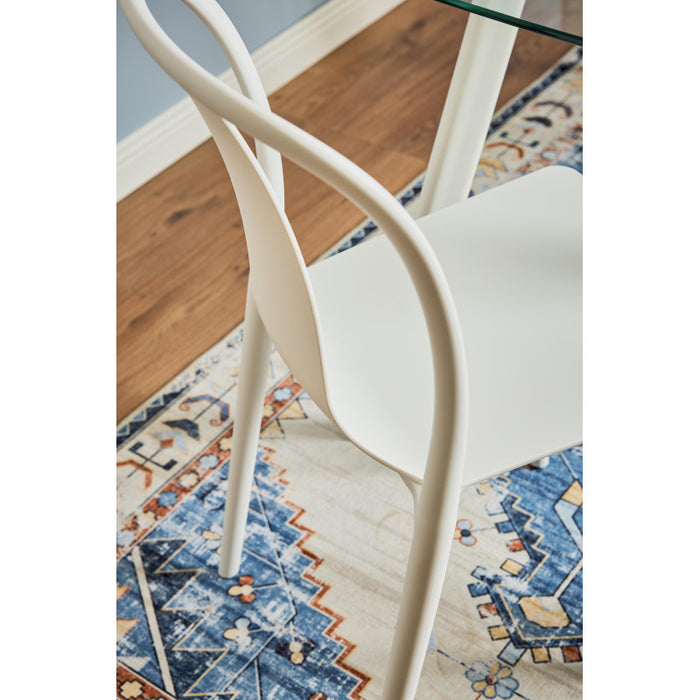 Sedia Irene In Pp Bianco Dimensione 50x43x88cm