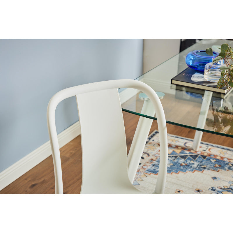 Sedia Irene In Pp Bianco Dimensione 50x43x88cm